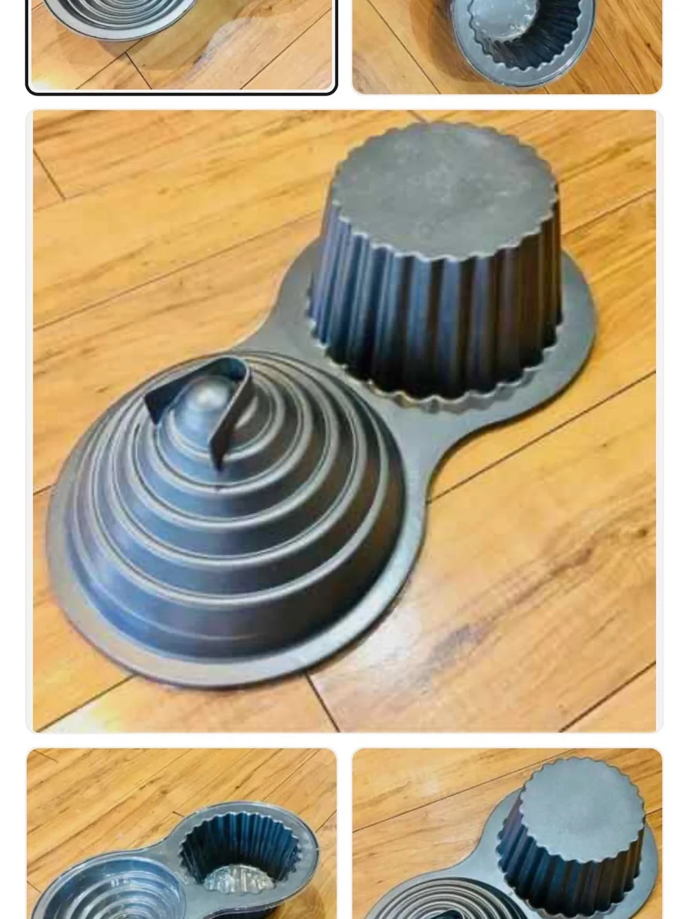 Wilton Gray Twin-Shape Nonstick Baking Mold